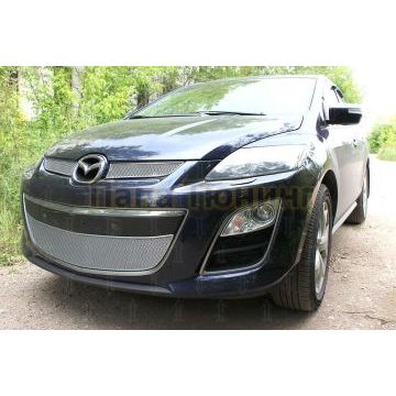 Защита радиатора Mazda CX-7 2009-2013 chrome низ PREMIUM