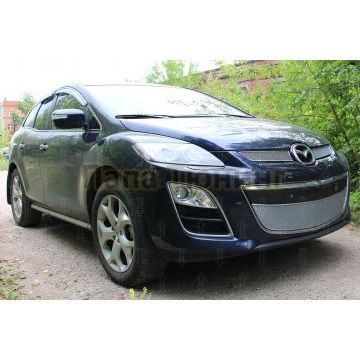 Защита радиатора Mazda CX-7 2009-2013 chrome низ PREMIUM