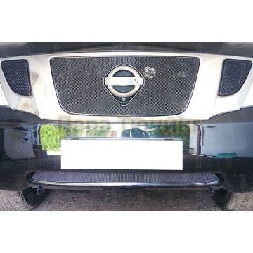 Защита радиатора Nissan Patrol 2010-2013 black низ с FCW PREMIUM