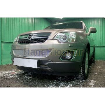 Защита радиатора Opel Antara I (рестайлинг) 2010- chrome середина PREMIUM