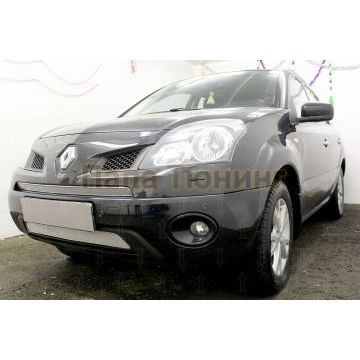 Защита радиатора Renault Koleos 2008-2011 chrome середина PREMIUM