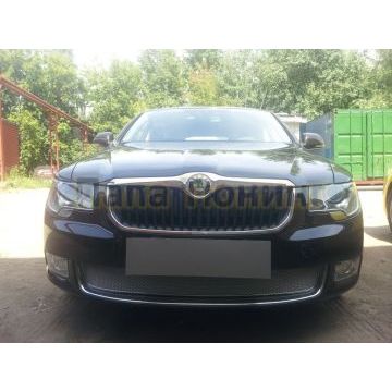 Защита радиатора Skoda Superb 2009-2013 chrome PREMIUM