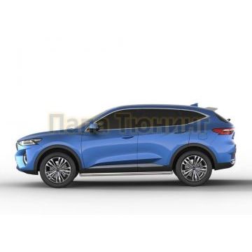 Защита порогов d57 Rival Premium для Haval F7/F7x 2019-