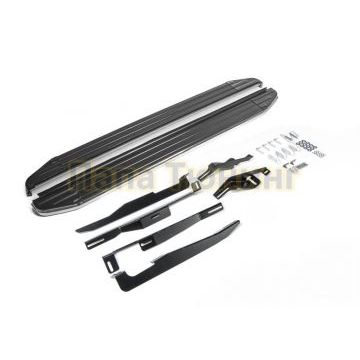 Пороги алюминиевые Rival Premium для Opel Mokka/Chevrolet Tracker 2012-2021