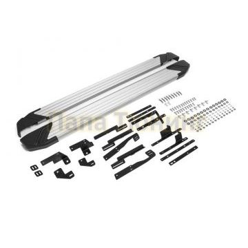 Пороги алюминиевые Rival Start для Nissan X-Trail T32 2018-