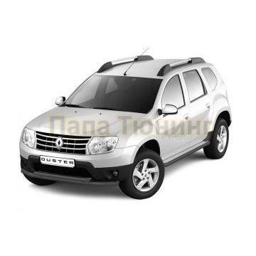 Пороги "Эстонец" d51 черная труба для Renault Duster/Nissan Terrano 2011-2015/2014-