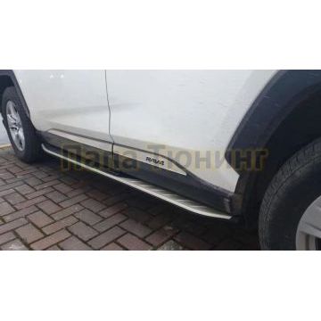 Пороги алюминиевые OEM для Toyota RAV4 2019-