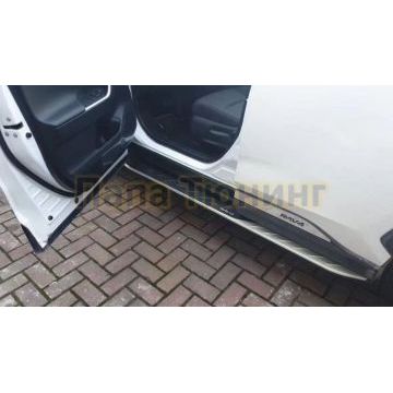 Пороги алюминиевые OEM для Toyota RAV4 2019-