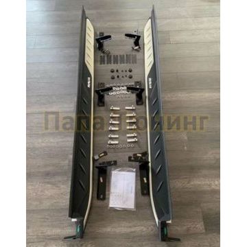 Пороги алюминиевые OEM для Toyota RAV4 2019-