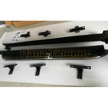 Пороги алюминиевые OEM для Toyota RAV4 2019-
