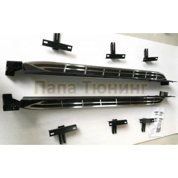 Пороги алюминиевые OEM для Toyota RAV4 2019-