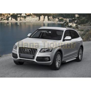 Пороги алюминиевые Rival Start для Audi Q5 2008-2016