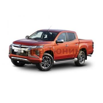 Защита порогов d42 Rival для Mitsubishi L200 2019-