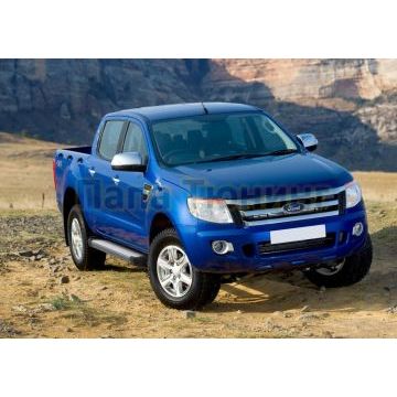 Пороги алюминиевые Rival Start для Ford Ranger 2012-2015