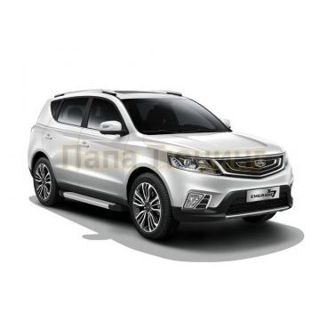 Пороги алюминиевые Rival Start для Geely Emgrand X7 2019-