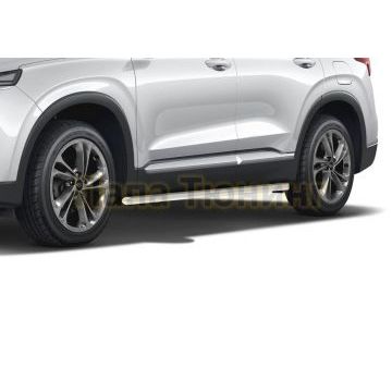 Защита порогов d57 Rival для Hyundai Santa Fe 2018-