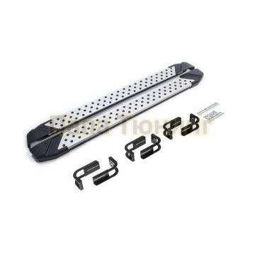 Пороги алюминиевые Rival BMW Style V2 для Mercedes-Benz X-Class 2018-