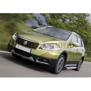 Пороги алюминиевые Rival Start для Suzuki SX4 2015-