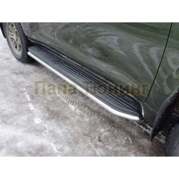 Защита штатных порогов 60 мм ТСС для Toyota Land Cruiser 150 2009-2013 Защита штатных порогов 60 мм ТСС для Toyota Land Cruiser 150 2009-2013