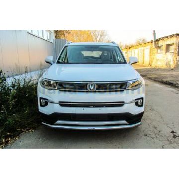 Защита переднего бампера D57 Changan CS35 PLUS 2018-2023