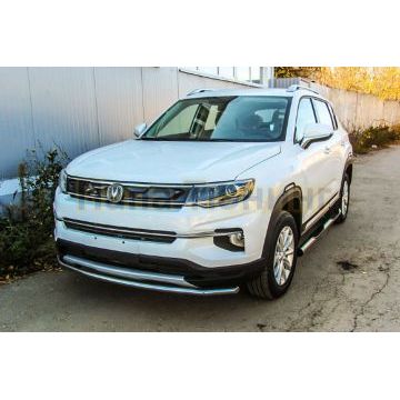 Защита переднего бампера D42 Changan CS35 PLUS 2018-2023