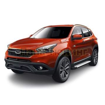Пороги алюминиевые Rival BMW-Style V2 для Chery Tiggo 7/7 Pro/8 2019-/Exeed LX 2022-/Chery Tiggo 8 Pro 2021-/Chery Tiggo 8 Pro Max 2022-/Chery Tiggo 7 Pro Max 2022-/XCITE X-Cross 7 2024-