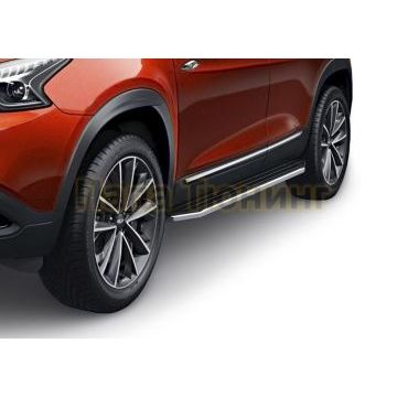Пороги алюминиевые Rival Premium для Chery Tiggo 7/7 Pro/8 2019-/Exeed LX 2022-/Chery Tiggo 8 Pro 2021-/Chery Tiggo 8 Pro Max 2022-/Chery Tiggo 7 Pro Max 2022-/XCITE X-Cross 7 2024-