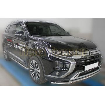 Защита передняя D 60,3 ALFeko для Mitsubishi Outlander 2018-