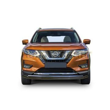 Защита переднего бампера d57+d42 Rival для Nissan X-Trail T32 2018-