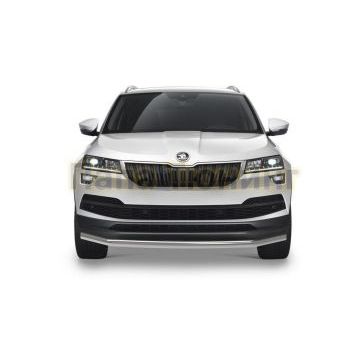 Защита переднего бампера d57 Rival для Skoda Karoq 2020-