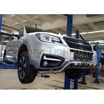 Передняя волна с защитой D 50,8 ALFeko для Subaru Forester 2016-2018