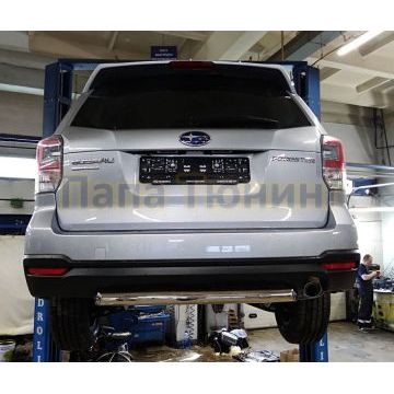 Защита задняя D60,3 ALFeko для Subaru Forester 2016-2018