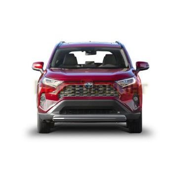 Защита переднего бампера короткая d57 для Toyota RAV4 2019-