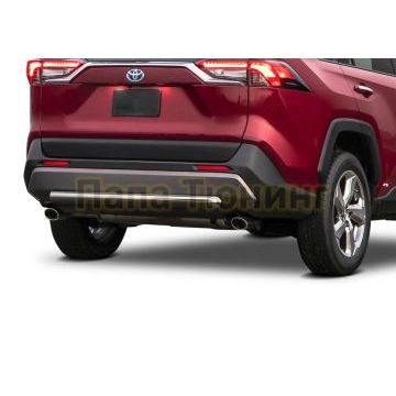Защита заднего бампера d57 Rival для Toyota RAV4 2019-