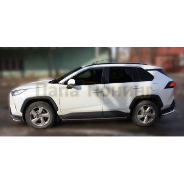 Пороги труба D 50,8 ALFeko для Toyota RAV4 2019-