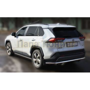Защита задняя большая D60,3 ALFeko для Toyota RAV4 2019-