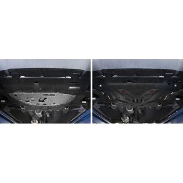 Защита картера + КПП АвтоБРОНЯ для Honda CR-V, V - 2.0; 2.4 2017-