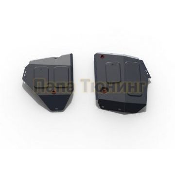 Защита топливного бака АвтоБРОНЯ для Jeep Compass, V - 2.4 (150 л.с.); полный привод 2018-