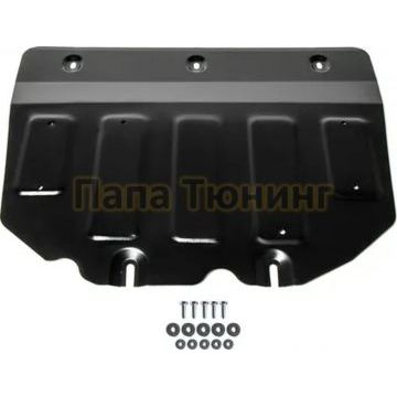 Защита картера + КПП АвтоБРОНЯ для Mazda 3, V - 1.5 (120 л.с.; 150 л.с.); АКПП 2019-