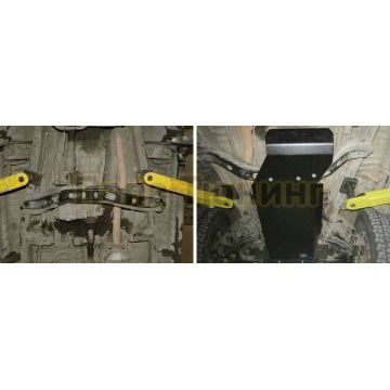 Защита КПП + РК АвтоБРОНЯ для Toyota 4runner, V - все 1990-1995