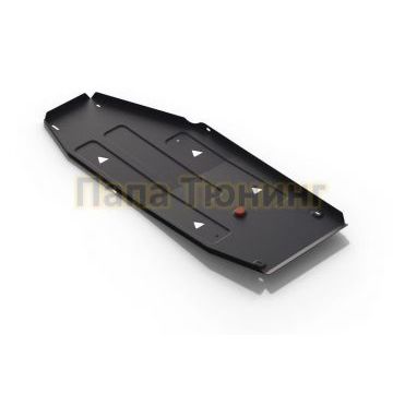 Защита топливного бака АвтоБРОНЯ для Changan CS75, V - 1.8 (163 л.с.); АКПП 2015-