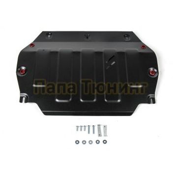 Защита картера + КПП АвтоБРОНЯ для Jac S3, V - 1.5 (113л.с.); АКПП, передний привод 2014-