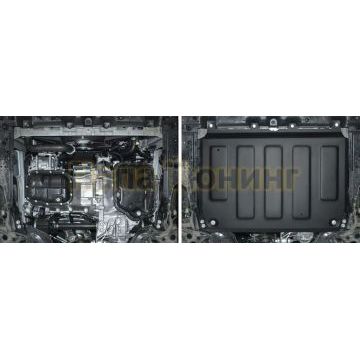 Защита картера + КПП АвтоБРОНЯ для Toyota Corolla, V - 1.6; кузов E210 2018-