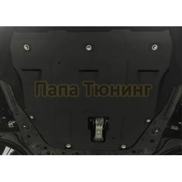 Защита картера + КПП сталь Rival для Hyundai Sonata (DN8), V-2.0; 2.5 2019-/Kia K5, V - 2.0; 2.5 2020-