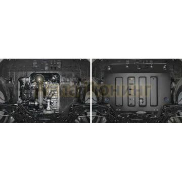 Защита картера + КПП Rival для Changan CS35 Plus, V - 1.6 2019-