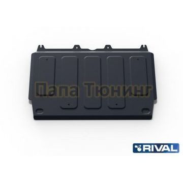 Защита картера + КПП Rival для Toyota Corolla, V - 1.6; кузов E210 2018-