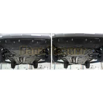 Комплект защит картер + КПП + топливный бак + редуктор Rival для Toyota Rav4 (XA50), V - 2.0; 2.5 2019-