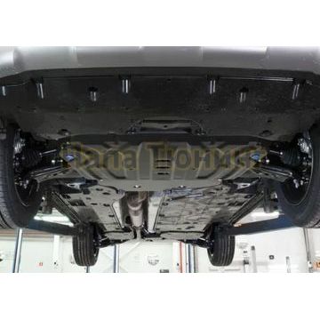 Комплект защит картер + КПП + топливный бак + редуктор Rival для Toyota Rav4 (XA50), V - 2.0; 2.5 2019-