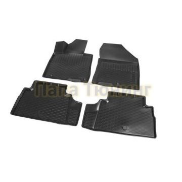 Полиуретановые коврики салона Rival для Hyundai Santa Fe IV 7 мест 2018-2021 Полиуретановые коврики салона Rival для Hyundai Santa Fe IV 7 мест 2018-2021