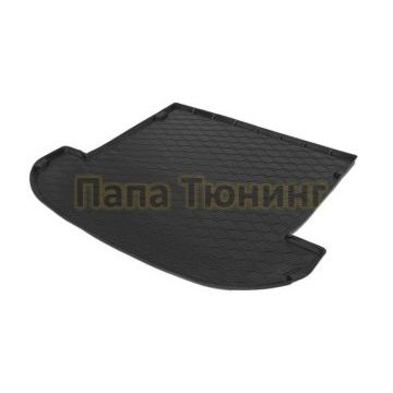 Полиуретановые коврики багажника Rival для Hyundai Santa Fe IV 7 мест сложен 3 ряд 2018-2021 Полиуретановые коврики багажника Rival для Hyundai Santa Fe IV 7 мест сложен 3 ряд 2018-2021